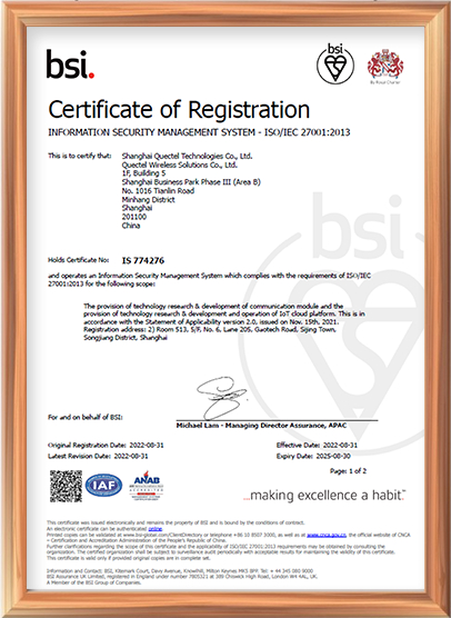 ISO/IEC 27001：信息安全管理体系